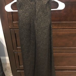 Sparkly black with gold dress